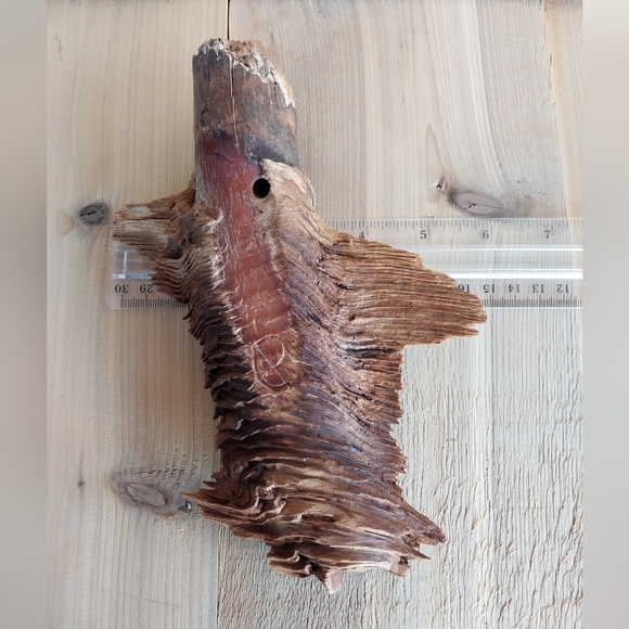 Vintage Wood Spirit Carving Forest Face Tree Wizard Sculpture Artisan - Picture 5 of 7